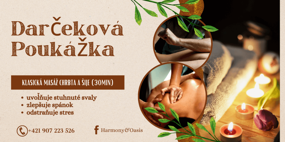 Klasická masáž chrbta a šije